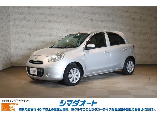 マーチ(日産) １２Ｘ　スマートキー　アイドリングストップ　ＣＶＴ　盗難防止システム　衝突安全ボディ　ＡＢＳ　ＣＤ　ミュージックプレイヤー接続可　エアコン　パワーステアリング　パワーウィンドウ 中古車画像
