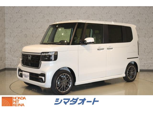 ホンダ Ｎ−ＢＯＸカスタム ターボ　両側電動スライドドア　クリアランスソナー　クルーズコントロール