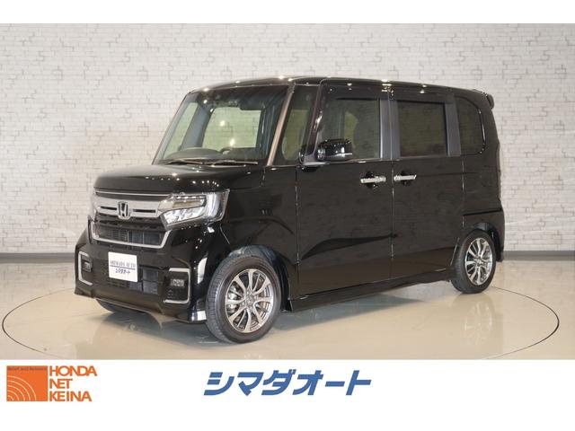 ホンダ Ｎ－ＢＯＸカスタム Ｌ　ドライブレコーダー　ＥＴＣ　バックカメラ　両側スライド・片側電動　ナビ　ＴＶ　クリアランスソナー　クルーズコントロール　レーンアシスト　衝突被害軽減システム　ＬＥＤヘッドランプ　スマートキー