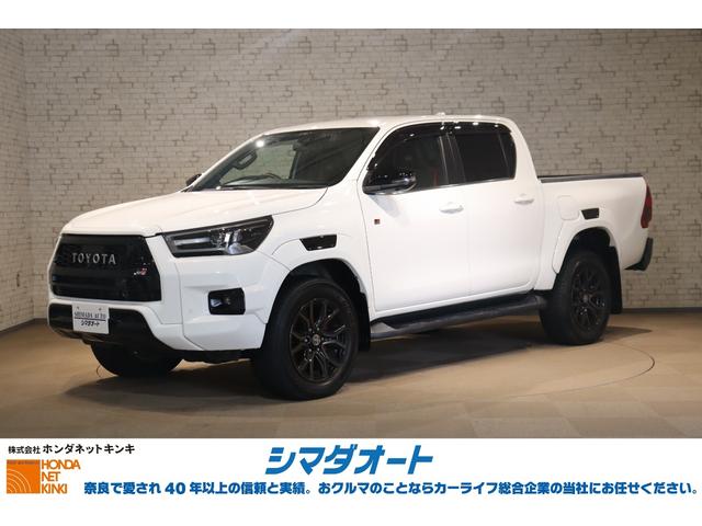 ハイラックス(トヨタ) Ｚ　ＧＲスポーツ　４ＷＤ　トラック　ＡＴ　衝突被害軽減システム　クリアランスソナー　オートクルーズコントロール　レーンアシスト　ドライブレコーダー　ナビ　全周囲カメラ　スマートキー　アイドリングストップ　オートライト 中古車画像