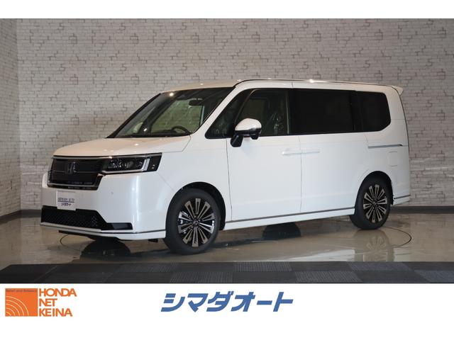 ホンダ ステップワゴン ｅ：ＨＥＶスパーダ　プレミアムライン　全周囲カメラ　クリアランスソナー