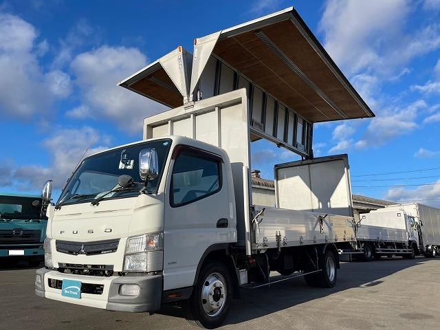 　Ｈ２３年式　三菱ふそう　アルミウイング　ワイド超ロング　５ｍボディ　２ｔ　３ｔ　４ｔ　小型　中古トラック　ＦＵＳＯ　ウイング