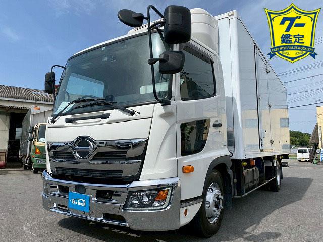 　Ｈ２９年式　日野　　冷蔵冷凍車　格納式パワーゲート　－３０℃低温設定　東プレ製　スタンバイ機能付き　左サイド扉　Ｒ４０４Ａ　６速ＭＴ　４ｔ　８ｔ　中型　冷凍バン　箱車