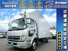 ファイター  保証対象車両 H23年式 三菱ふそう アルミバン PG 格納式パワーゲート ショートキャブ ベッドレス センターローラー 6400 標準幅 6速 MT マニュアル 4t 8t 中型 ドライバン 箱車 中古車画像