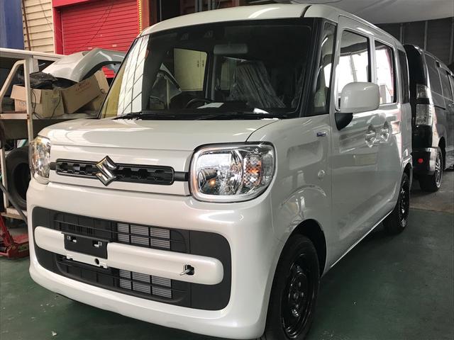 スズキ スペーシア ハイブリッドｇ 衝突被害軽減ブレーキ装着車 スマキ 両側スライドドア ａａｃ 130 0万円 令和2年 年 兵庫県 中古車 価格 Com
