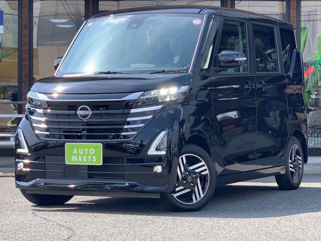 ハイウェイスター　Ｘ　エマージェンシーブレーキ　アラウンドビュー　ＬＥＤライト　アルミ　片側ＰＳドア