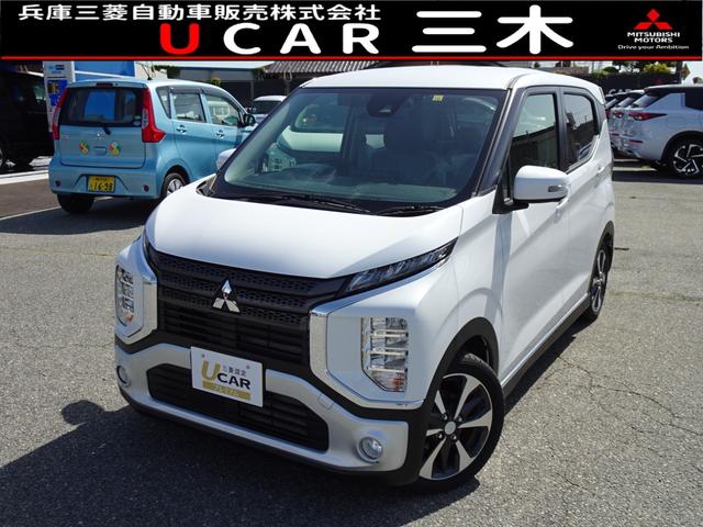 三菱 ｅＫクロス Ｔ　プレミアム　メモリーナビ　ＥＴＣ　全周囲カメラ　ターボ車　衝突被害軽減ブレーキ　誤発進抑制機能　オートマチックハイビーム