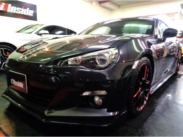 スバル ＢＲＺ Ｓ　ダークグレーＭカラーＳＴＩフルエアロＦＡ２０ＢＯＸＥＲエンジン６ＭＴロッソモデロマフラー車高調パイピングＳＴＩタワーバー１８アルミ黒革シートナビＴＶシートヒータースマートキーＬＥＤテールＥＴＣ