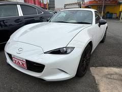 ロードスターRF VS ホワイトセレクション 電動オープン 純正ナビ DVD再生OK Bluetooth TV フルセグ バックカメラ 白革シート ブレンボーキャリパー BBSアルミホイル スマートキー プッシュスタート シートヒーター 中古車画像