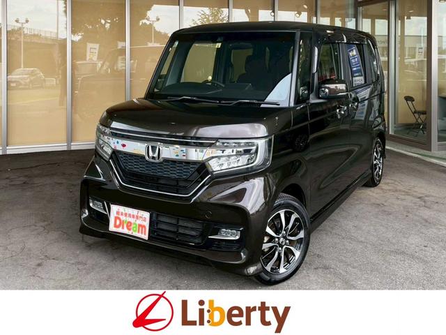 Ｎ－ＢＯＸカスタム Ｇ　Ｌ　ＨｏｎｄａＳＥＮＳＩＮＧ　Ｇ　Ｌ　ＨｏｎｄａＳＥＮＳＩＮＧ純正ナビ　バックカメラ　片側電動スライド　衝突被害軽減ブレーキ　アダプティブクルーズコントロール　純正アルミホイール　ＬＥＤヘッドライト　フォグライト　スマートキー（1枚目）