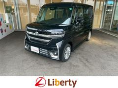 スペーシアカスタム ハイブリッドGS 純正アルミホイール置 片側電動両側スライドドア オートクルーズコントロール 前後衝突被害軽減ブレーキ 前後ソナー 盗難防止 横滑り防止装 シートヒーター パワステ ABS 電動格納ミラー 中古車画像