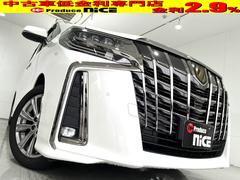 アルファード 2.5S タイプゴールドII 後席フリップダウンモニター フルセグTV 3眼LEDヘッドライト トヨタセーフティセンス CD/DVDデッキ ハーフレザーシート ビルトインETC2.0 クリアランスソナー 両側電動スライドドア 中古車画像