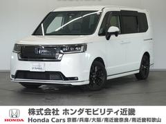 ホンダ　ステップワゴン　ｅ：ＨＥＶスパーダ　１０ＩＮナビ前後Ｄレコ全周囲カメラＲ席モニタ２年保証　誤発進抑制　アルミホイール