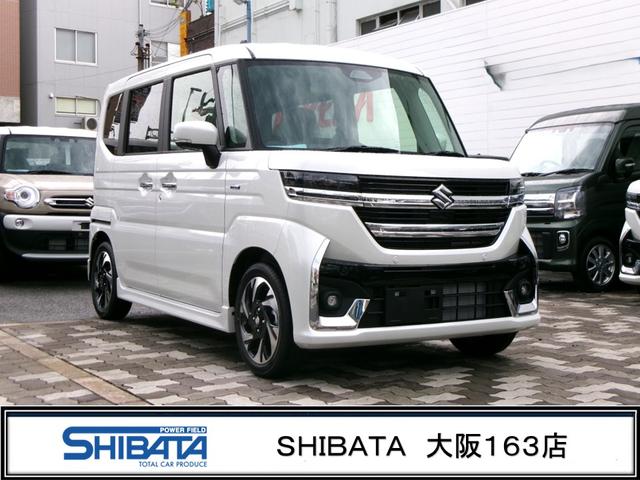 ハイブリッドＸＳ　スズキ保証　デュアルセンサーブレーキサポートＩＩ　パーキングセンサー　ヘッドアップディスプレイ　アダプティブクルーズコントロール　フルＬＥＤヘッドランプ　電動パーキングブレーキ　両側パワースライドドア