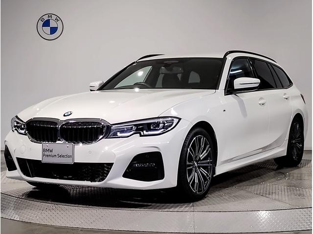 ３シリーズ(BMW) ３２０ｉツーリング　Ｍスポーツ　ハイラインパッケージ　ワンオーナー　黒レザー　シートヒーター　ウッドパネル　パドルシフト　電動リアゲート　追従型クルーズコントロール　ワイヤレス充電　メモリ機能付パワーシート　ＬＥＤヘッドライト　パーキングアシストプラス 中古車画像