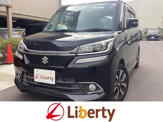 ソリオバンディット(スズキ) Ｆリミテッド　ＥＴＣ　バックカメラ　ナビ　ＴＶ　オートクルーズコントロール　レーンアシスト　衝突被害軽減システム　両側電動スライドドア　オートライト　ＬＥＤヘッドランプ　スマートキー　アイドリングストップ 中古車画像