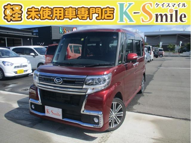 ダイハツ タント カスタムＲＳ　トップエディションＳＡＩＩ　ＥＴＣ　バックカメラ　両側電動スライドドア　ナビ　クリアランスソナー　衝突被害軽減システム　オートライト　ＬＥＤヘッドランプ　スマートキー　アイドリングストップ　電動格納ミラー　ベンチシート　ＣＶＴ