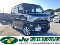 スクラムワゴン PZターボ ・衝突軽減ブレーキ・社外ナビ・TVフルセグ・Bluetooth機能・ステアアリングリモコン・HIDヘッドライト・左側電動スライドドア・ETC車載器・社外14インチアルミホイール・スマートキー 中古車画像