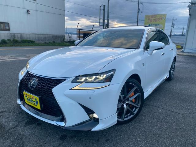 ＧＳ ＧＳ４５０ｈ　Ｆスポーツ　禁煙車　後期　サンルーフ　ＴＲＤ　フルエアロ　マフラー　三眼ＬＥＤライト　ドライブレコーダー　純正１９インチアルミ　クリアランスソナー　クルーズコントロール　セーフティセンス　シートヒーター＆エアコン（1枚目）