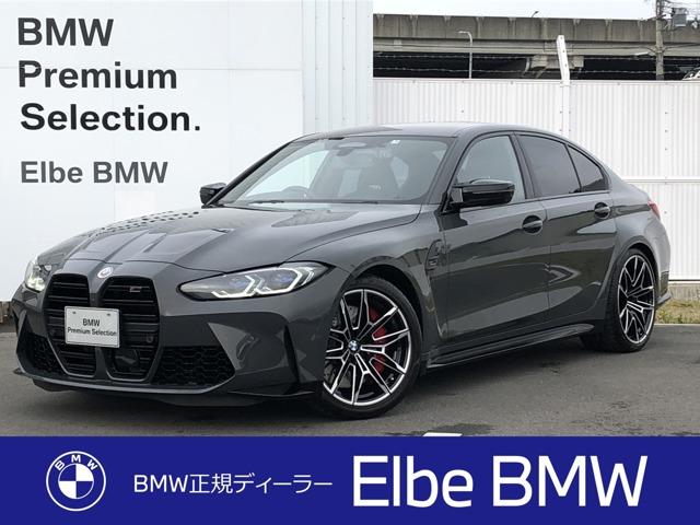 ＢＭＷ Ｍ３ Ｍ３セダン　コンペティション　弊社下取り車　禁煙車　ＨＵＤ　ジェスチャー　ハーマンＫ　電動シート　シートヒーター　アンビエントライト　レーザーライト　携帯ワイヤレス充電　ＢＫキドニー　Ｗエアコン　アダプティブＭサス　純正ＴＶ　ＡＣ