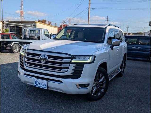 ランドクルーザー(トヨタ) ＺＸ　純正ナビ　ヒッチメンバー　クールボックス　電動リアデフロック　サイドバイザー　リアモニター　サンルーフ 中古車画像