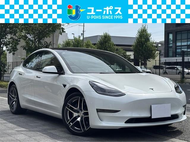 モデル３(テスラ) ロングレンジ　ＡＷＤ　パノラマルーフ　ワンオーナ−　禁煙車　Ｒカメラ　サイドカメラ　パワーバックドア　ＥＴＣ　クルーズコントロール 中古車画像