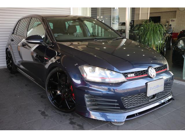 フォルクスワーゲン ゴルフＧＴＩ ベースグレード　禁煙車　Ｐｒｅｃｉｓｉｏｎｅ１９ＡＷ　ＪＲＺ車高調　ＡＢＴフロントスポイラー　カロッツェリアナビ・地デジＴＶ　アダプティブクルーズコントロール　アドバンスキー