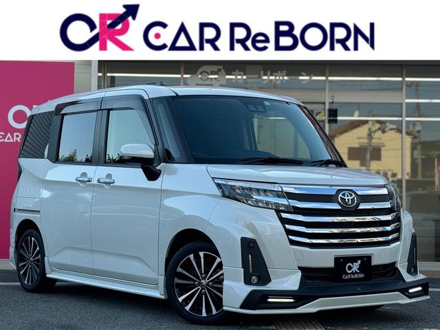 トヨタルーミーカスタムパールホワイト純正スポイラー