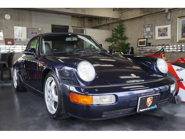 ポルシェ ９１１ ９１１カレラ２　正規ディーラー車　実走行５千ｋｍ台　ブルーレザーシート