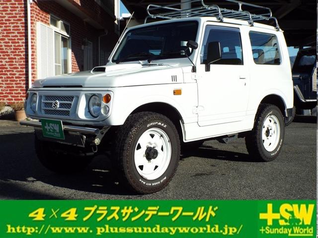 ＪＡ２２ジムニー！５速マニュアル車！ユーザー買取車！ 前後社外バンパー。前後ドラレコ。ＥＴＣ。ルーフキャリア。