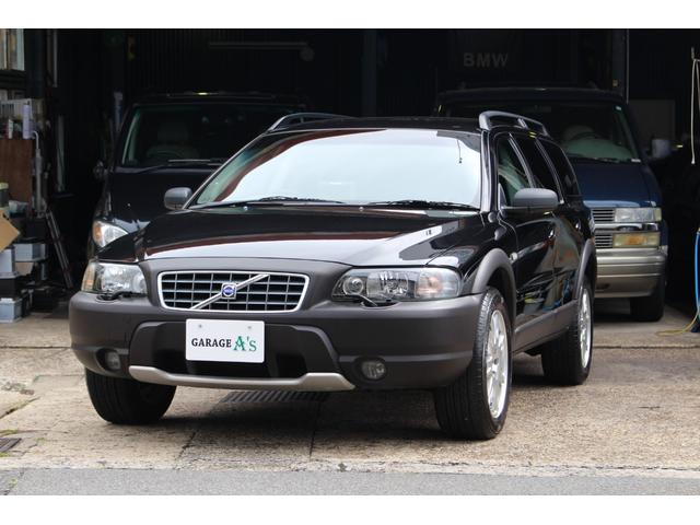 禁煙車　屋根付き車庫保管内外装美　程度の良いｘｃ７０ 黒革シート　ロープレッシャーターボ　４ＷＤ