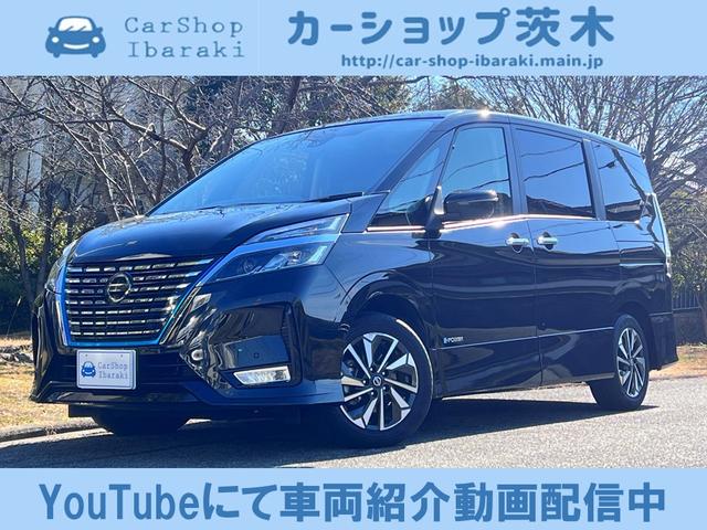 セレナ ｅ－パワー　ハイウェイスターＶ　寒冷地仕様車両／純正防水シ－ト／ハンドルヒ－タ－／シ－トヒ－タ－／デジタルインナ－ミラ－／キックセンサ－／純正大型ナビ／純正フリップダウンモニタ－／３６０°全方位カメラ／プロパイロット／禁煙車／