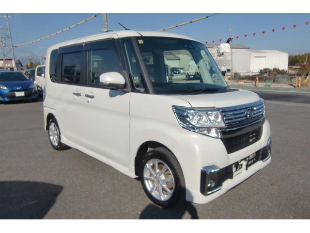 人気のタントカスタム後期！！かっこいい！！ スマアシ３だから安心！！装備充実のタントカスタム！！お勧め車両です！！