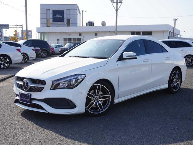 ＣＬＡ１８０　ＡＭＧ　スタイル　ハーフレザーシート／メーカーナビ／Ａｐｐｌｅカープレイ／Ｂｌｕｅｔｏｏｔｈ接続／フルセグＴＶ／ＤＶＤ・ＣＤ再生／バックモニター／衝突軽減ブレーキ／レーダークルコン／コーナーセンサー