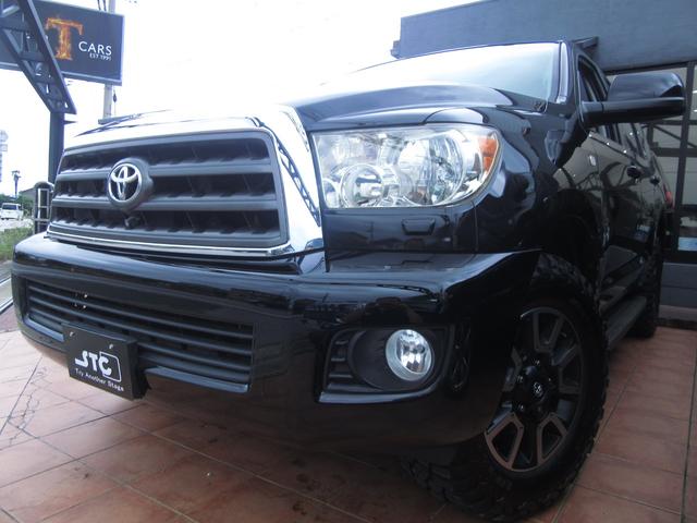 セコイア ＳＲ５　２０１２年モデル　ＳＲ５　４ＷＤ　ＣＡＲＦＡＸ＆オートチェック付　走行７０．５７６ＭＩＬ　クロスシート　２ＲＤベンチシート　３ＲＤシート　１８インチＧＯＯＤＲＩＣＨマッドタイヤ（1枚目）