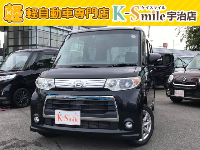 タントカスタム（ダイハツ）カスタムＬ　ＥＴＣ　ナビ　ＴＶ　ＨＩＤ　スマートキー　アイドリングストップ　電動格納ミラー　ＣＶＴ　盗難防止システム　ＡＢＳ　ＣＤ　ＵＳＢ　ミュージックプレイヤー接続可　Ｂｌｕｅｔｏｏｔｈ　アルミホイール 中古車画像