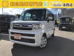 スペーシア ハイブリッドG 両側スライドドア クリアランスソナー 衝突被害軽減システム オートライト LEDヘッドランプ スマートキー アイドリングストップ 電動格納ミラー ベンチシート CVT 盗難防止システム ABS ESC 中古車画像