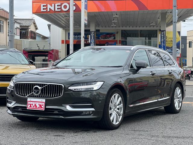 Ｖ９０ Ｄ４　インスクリプション　ユーザー買取車　茶革シート　ハーマンカードンサウンド　ヘッドアップディスプレイ　アップルカープレイ