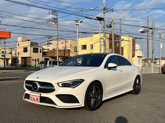 ＣＬＡ２５０　４マチクＡＭＧレザエクスクルシブパケジ　タイヤ４本新品　パノラミックスライディングルーフ　アドバンスドパッケージ　本革シート　ヘッドアップディスプレイ　全周囲カメラ　アダクティブクルーズコントロール