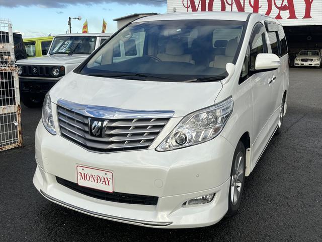 ３５０Ｇ　禁煙車　ナビ　テレビ　バックカメラ　両側電動スライドドア　クルーズコントロール　ＨＩＤヘッドライト　ＥＴＣ　パワーシート　シートヒーター　スマートキー　プッシュスタート　クリアランスソナー　純正アルミ