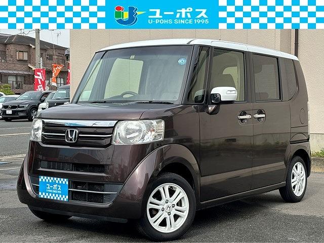 ホンダ Ｎ－ＢＯＸ ２トーンカラースタイル　Ｇ・Ｌパッケージ　ユーザー買取車両・純正ナビＴＶ・左側パワースライドドア・ディーラーＯＰナビ・Ｒカメラ・パワーステアリング・パワーウィンドウ・