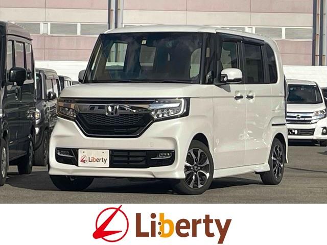 Ｎ－ＢＯＸカスタム Ｇ・ＥＸホンダセンシング　ディスプレイオーディオ　ＥＴＣ　両側スライド・片側電動　クリアランスソナー　オートクルーズコントロール　レーンアシスト　衝突被害軽減システム　オートライト　スマートキー　アイドリングストップ（1枚目）