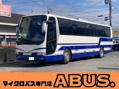 エアロエース ハイデッカー 40人乗り・モケットリクライニングシート・回転台座シート(ペダル式)4脚・100Vコンセント・トイレ・ナビ・DVD・Rモニター(自動)・マイク・バック&サイドビューカメラ・安全装置・火災警報装置 中古車画像