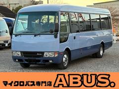 ローザ スーパーロングCXターボ マイクロバス・29人乗り・3ドア・スイングオートドア・ルームラック・本革巻きステアリング・ディスプレイオーディオ・バックカメラ・リアビューモニター・ドラレコ(前後カメラ)・ETC 中古車画像