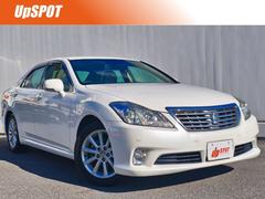 クラウン ロイヤルサルーンG 法人ワンオーナー 純正HDDナビ バックカメラ クリアランスソナー 左サイドモニター 全ドアイージークローザー 全席パワーシート 電動フェンダーポール スペアタイヤ HIDヘッドライト ETC 中古車画像