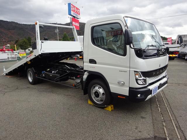三菱ふそう キャンター 一般型積載車 農機建機運搬 古河ユニック製 セーフティーローダー ラジコン ウインチ付 ３ｔ積載 ボディ長５ １ｍの中古車 車体 価格ask 21 令和3 年式 走行0 1万キロ 車体色ホワイト 兵庫県丹波篠山市今田町佐曽良新田９４ １ 上野自動車 株式