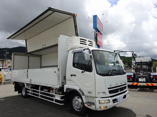 　増トン　冷凍ウイング　パブコ製ボディ　菱重コールドチェーン冷凍機付　中温仕様　－５℃設定　ワイド幅　ベッドレス　６．９ｔ積み　２４０馬力