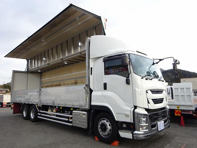 いすゞ ギガ アルミウイング 3軸1デフ リヤエアサスの中古車|グー