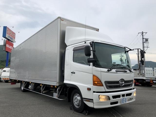 　９．６ｍ長ボディ　お化けバン　超背高アルミバン　トランテックス製　２．０トン積載　ワイド幅　ベッド付　リヤリーフサス　ジョロダーレール