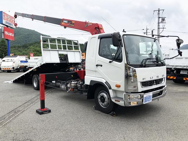 三菱 ファイター 増トン 5段クレーン付 スライドローダー 重機 三菱 ファイター 増トン 5段クレーン付 スライドローダー 重機